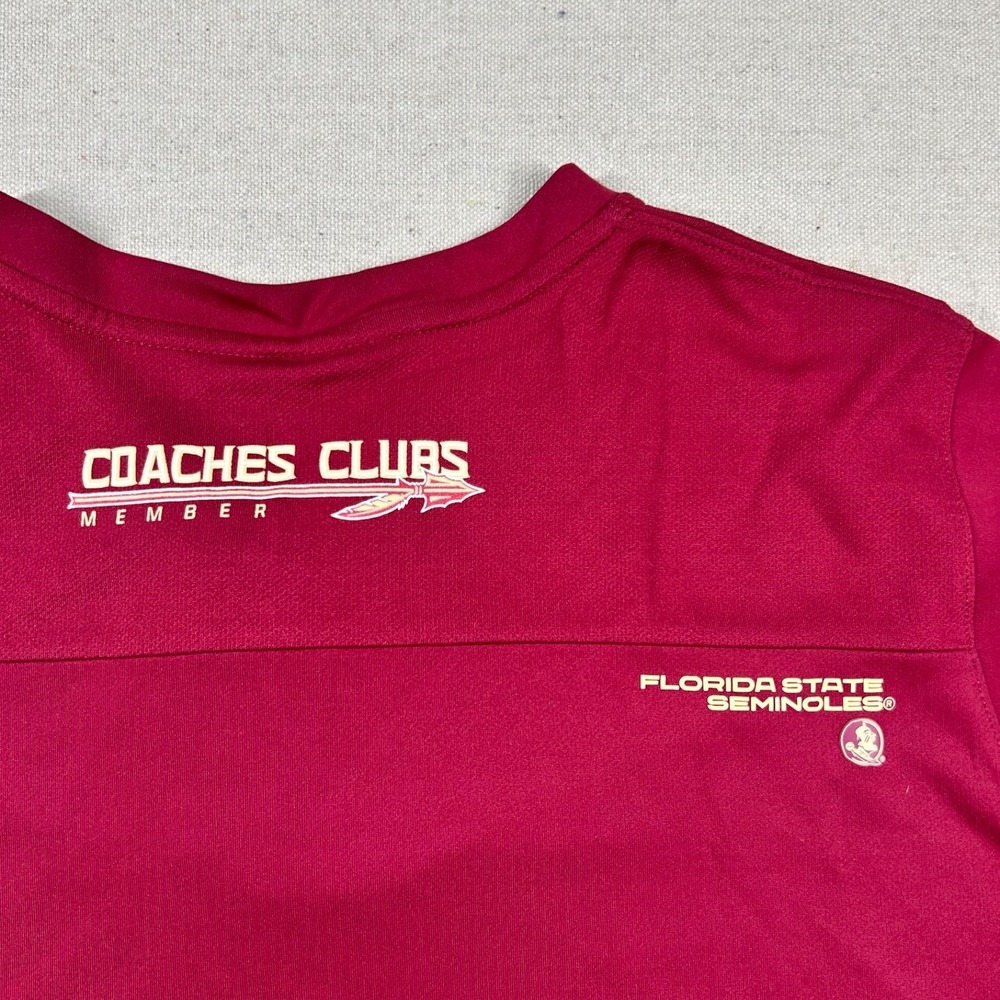 Nike FSU Shirt Womens 2xl On Field Florida State Seminoles Coach Club UPF 40 - Picture 7 of 12